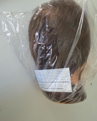 Testina capelli veri per parrucchieri