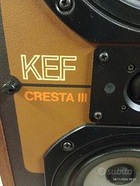 Casse KEF cresta 3, belle e molto rare.