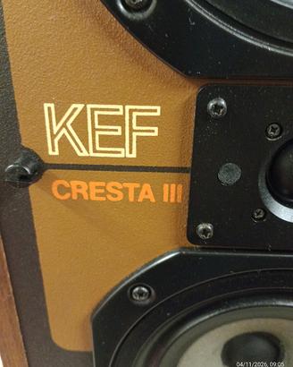 Casse KEF cresta 3, belle e molto rare.