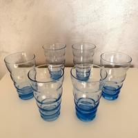 Bicchieri Blu set da Sei