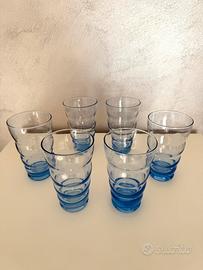 Bicchieri Blu set da Sei