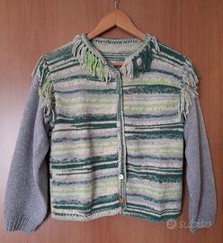 Maglioncino fantasia lavorato ai ferri