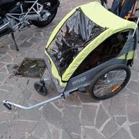 Rimorchio bici passeggino per bambini