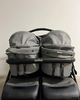 Passeggino, porte enfant e borsa porta oggetti.