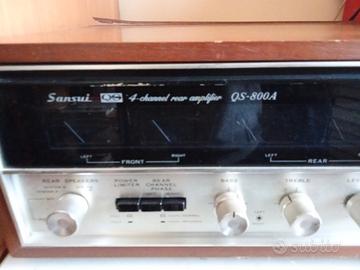 amplificatore sansui qs 800 a