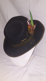 Cappello tirolese in panno nero