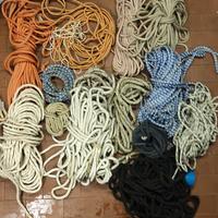 Lotto Corde cime nautiche uso ormeggio marittimo