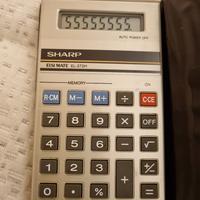 calcolatrice  SHARP vintage 