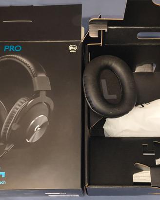 Logitech G PRO X Cuffie Gaming Cablate