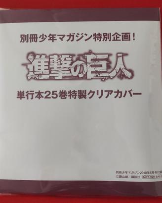 Attack on Titan - Variant 25 JAP