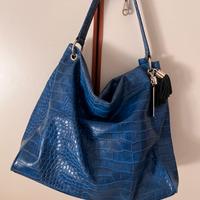 Borsa e portafoglio donna Byblos pelle blu