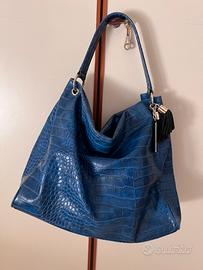 Borsa e portafoglio donna Byblos pelle blu