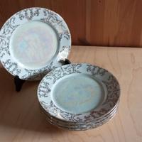 Piattini  ceramica Bavaria con inserti madreperla