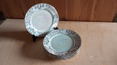 Piattini  ceramica Bavaria con inserti madreperla