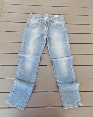 Jeans donna con strass