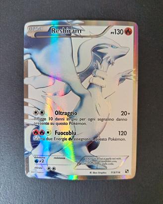 Reshiram Ultra Rara Ita Bianco e Nero 2011