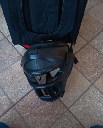 casco protettivo Kung Fu/arti marziali 
