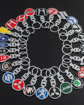 PORTACHIAVI PER AUTO CON LOGO VARI MODELLI/ MARCHI