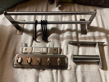 Porta asciugamani + kit bagno IKEA