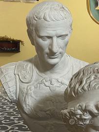 Busto in gesso - Giulio Cesare