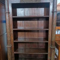 Libreria indiana artigianale legno massello