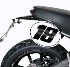 DUCATI SCRAMBLER - TABELLA PORTANUMERO BARRACUDA