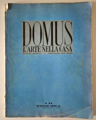 RARO DOMUS ANNO X MAGGIO 1932 N. 53 GIO' PONTI