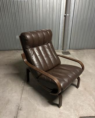 Poltrona vintage mid century stile scandinavo
