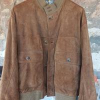 giacchetto in pelle scamosciata