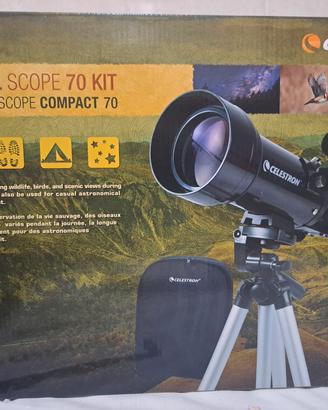 Telescopio Celestron Slope 70 Kit