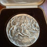 Medaglia "Le Tre Età Della Vita", Metallo Pesante,