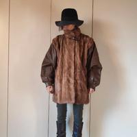 Pelliccia vintage cappotto giacca giaccone corto