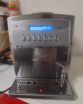Macchinar caffè Gaggia Titanium in acciaio