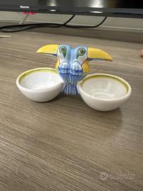 Saliera Hermes Paris "Toucans Moustier"