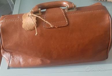 Borsa in vera pelle – ideale come beautycase o bor
