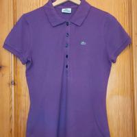 Polo Lacoste viola 42/L