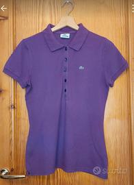 Polo Lacoste viola 42/L