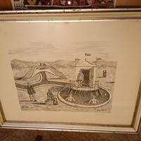 Litografia originale di Giorgio de Chirico