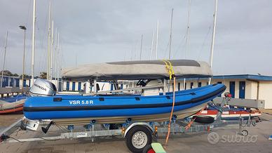 Gommone vsr 5.8 r con motore honda 60