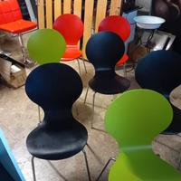 Set di 7 Sedie in legno