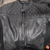 Giacca da moto in pelle