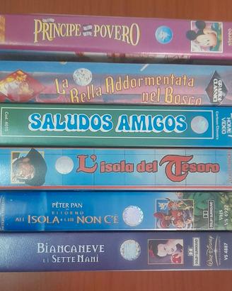 Lotto 6 VHS Disney