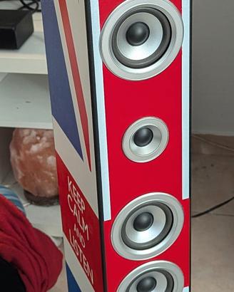 Cassa torre audio bluetooth radio