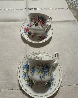 Tazze in ceramica Inglese Royal Allbert