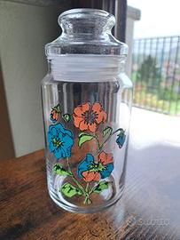 Barattolo vetro vintage