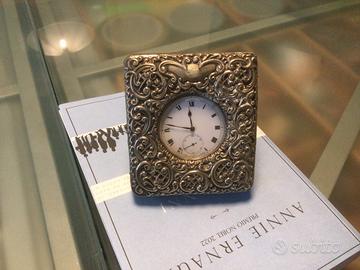 Porta orologio antico in argento punzonato