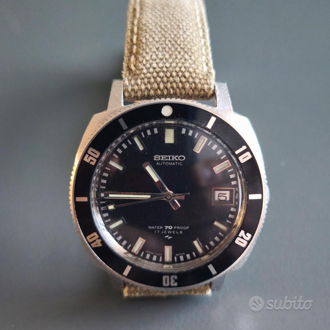 Vintage Seiko 7005 8052 Poor Man's 62mas Seiko 7005-8052