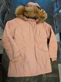 parka giacca rosa