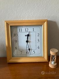 Orologio da parete quartz in legno