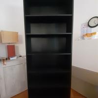 BILLY Libreria, nero effetto rovere, 80x28x202 cm